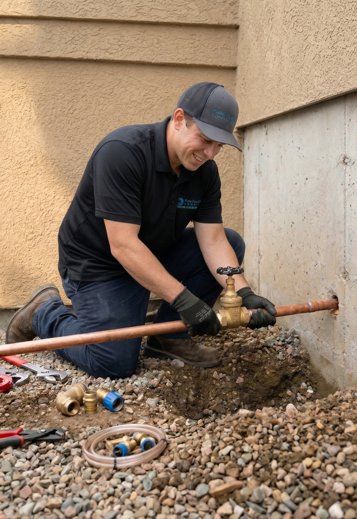 Water Line Repair tech